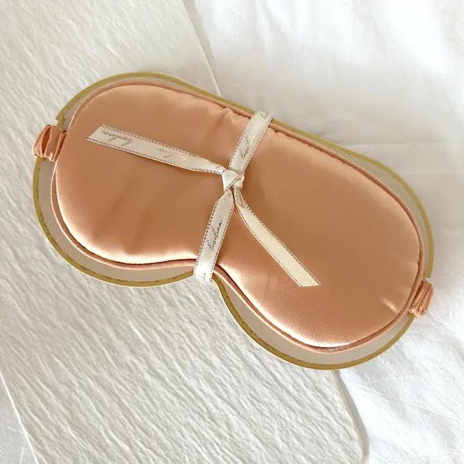 Silky Satin Sleep Eye Masks with Ribbon - GRACIA