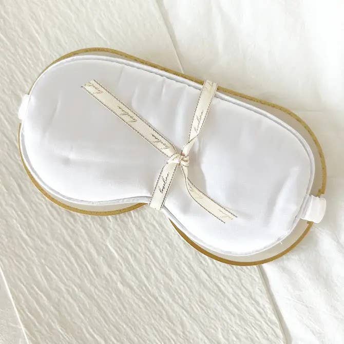Silky Satin Sleep Eye Masks with Ribbon - GRACIA