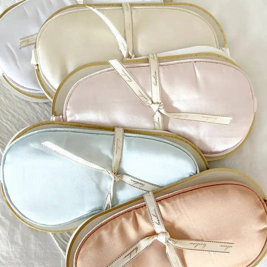 Silky Satin Sleep Eye Masks with Ribbon - GRACIA