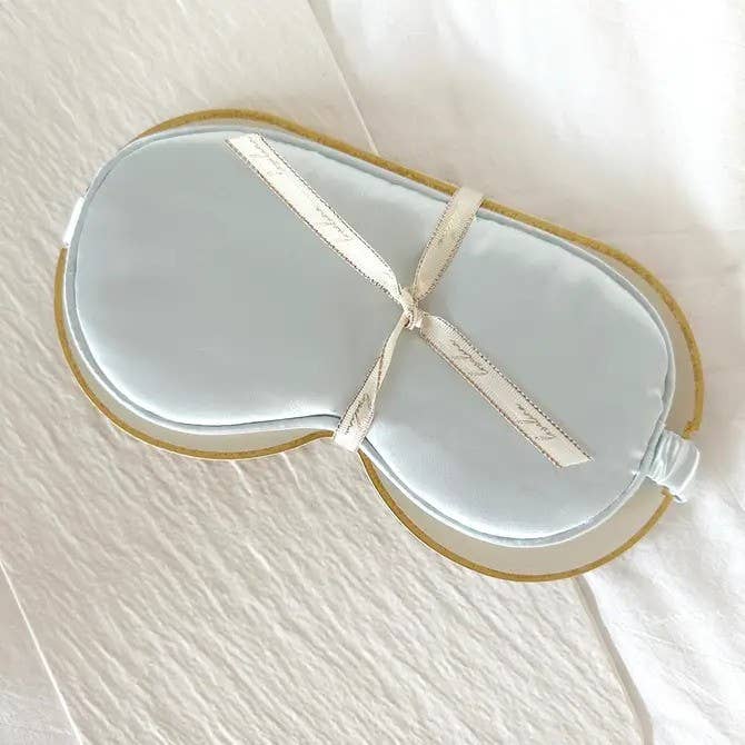 Silky Satin Sleep Eye Masks with Ribbon - GRACIA