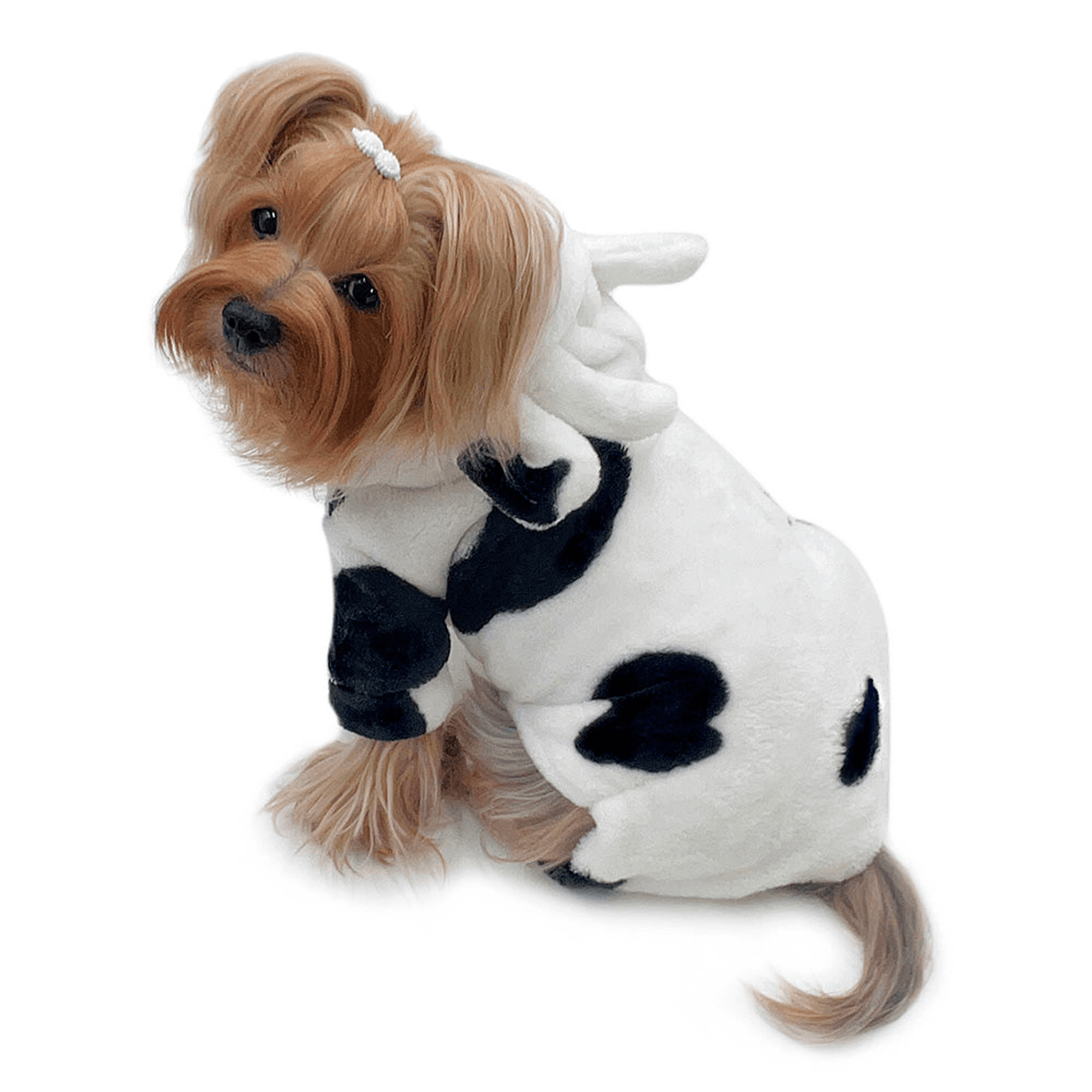 Ultra Plush Moo Cow Hooded Pajamas for Pets-4