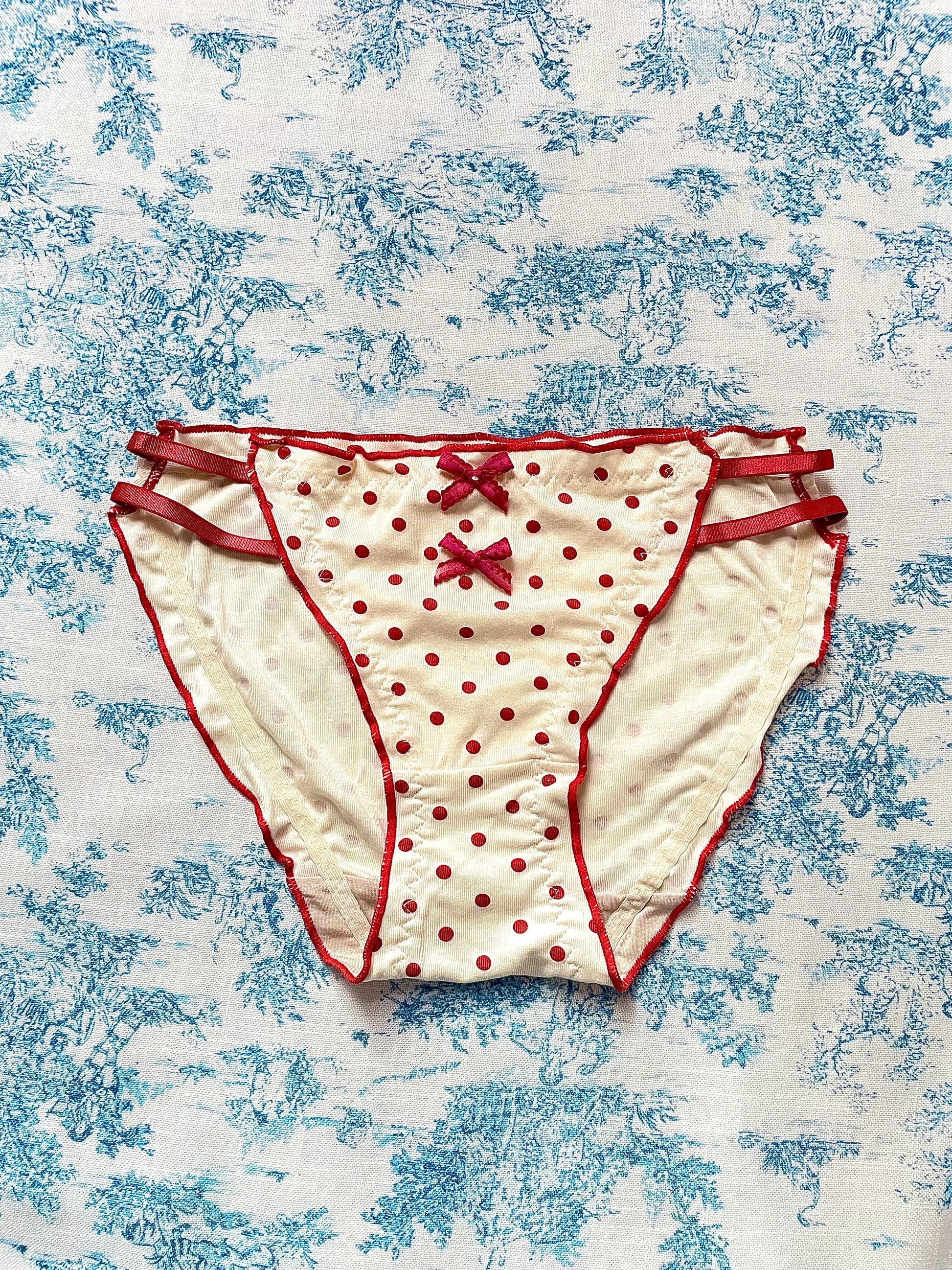 Red Polka Dot Panty-0