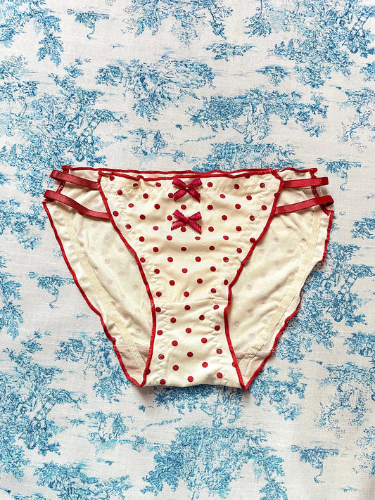 Red Polka Dot Panty-0